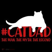 #CatDad The Man Myth Legend Wool Snapback Cap