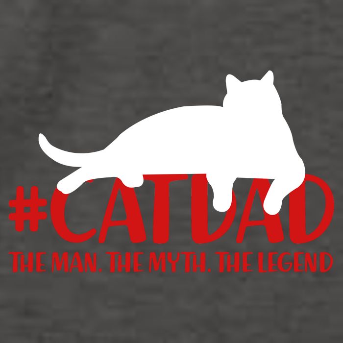 #CatDad The Man Myth Legend Vector Backpack