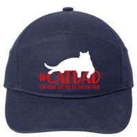 #CatDad The Man Myth Legend 7-Panel Snapback Hat