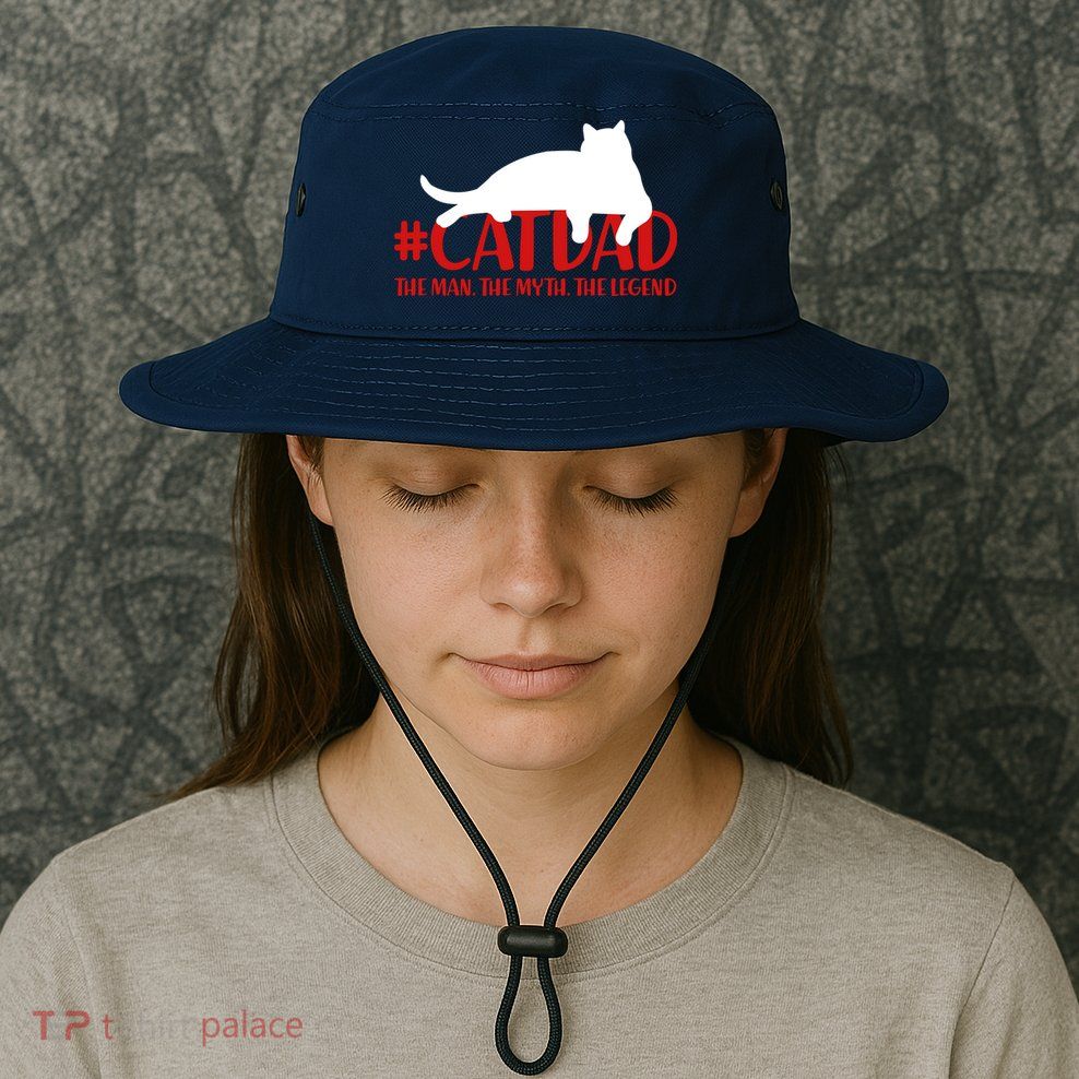 #CatDad The Man Myth Legend Bucket Hat