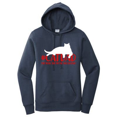 #CatDad The Man Myth Legend Women's Pullover Hoodie