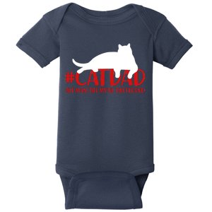 #CatDad The Man Myth Legend Baby Bodysuit