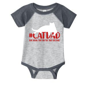 #CatDad The Man Myth Legend Infant Baby Jersey Bodysuit