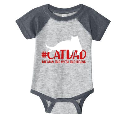 #CatDad The Man Myth Legend Infant Baby Jersey Bodysuit
