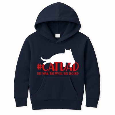#CatDad The Man Myth Legend Kids Hoodie