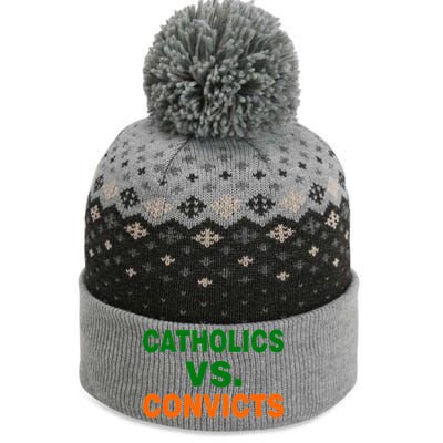 Catholics Vs. Convicts The Baniff Cuffed Pom Beanie