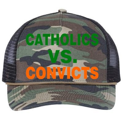 Catholics Vs. Convicts Retro Rope Trucker Hat Cap