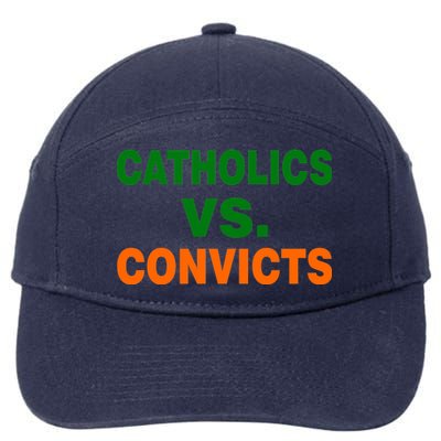 Catholics Vs. Convicts 7-Panel Snapback Hat