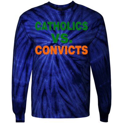 Catholics Vs. Convicts Tie-Dye Long Sleeve Shirt