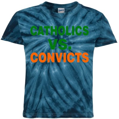 Catholics Vs. Convicts Kids Tie-Dye T-Shirt