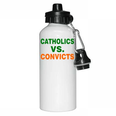 Catholics Vs. Convicts Aluminum Water Bottle