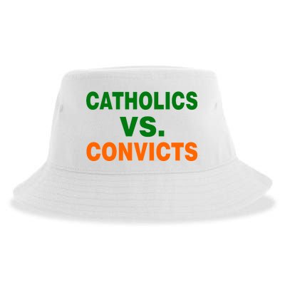 Catholics Vs. Convicts Sustainable Bucket Hat