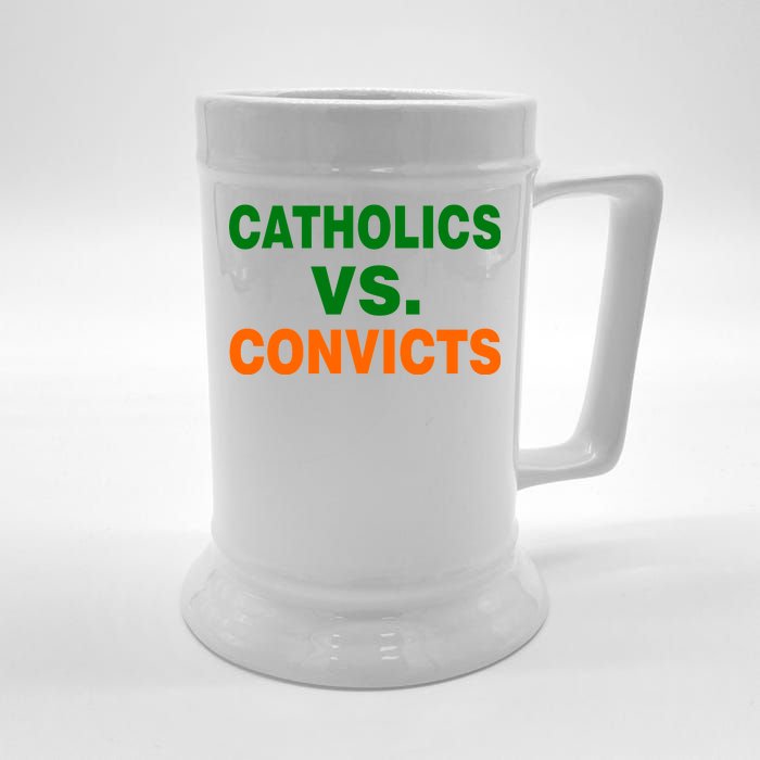 Catholics Vs. Convicts Beer Stein