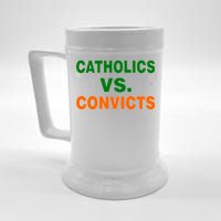 Catholics Vs. Convicts Beer Stein