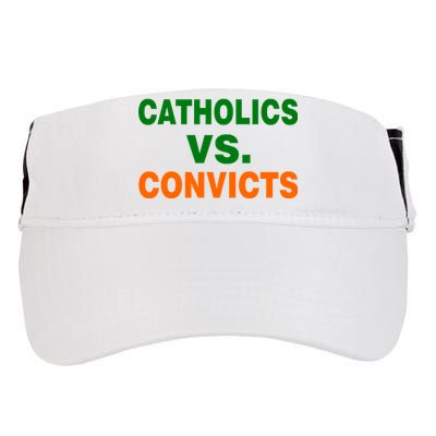 Catholics Vs. Convicts Adult Drive Performance Visor