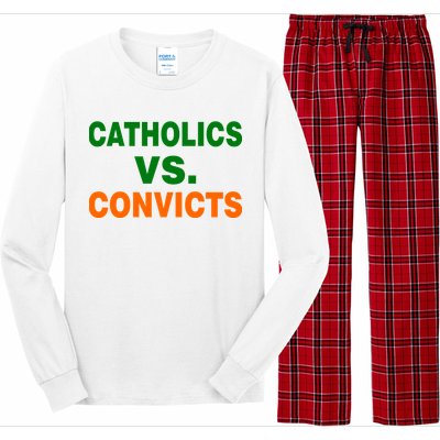 Catholics Vs. Convicts Long Sleeve Pajama Set