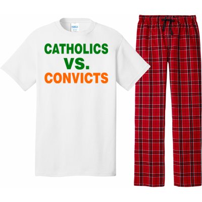 Catholics Vs. Convicts Pajama Set