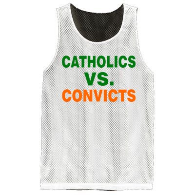 Catholics Vs. Convicts Mesh Reversible Basketball Jersey Tank