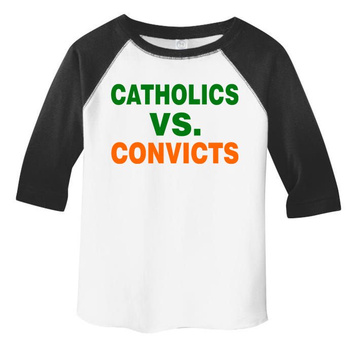 Catholics Vs. Convicts Toddler Fine Jersey T-Shirt