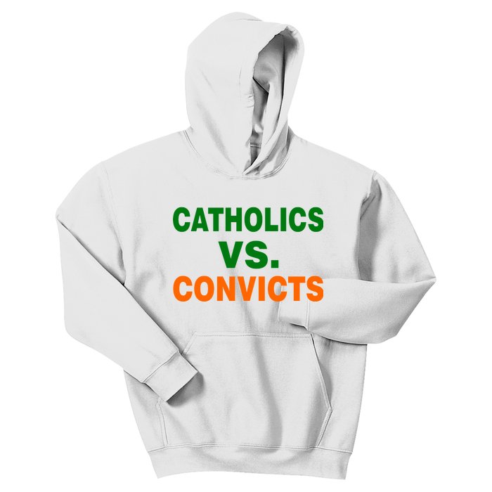 Catholics Vs. Convicts Kids Hoodie