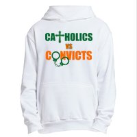 Catholics Vs. Convicts 1988 Cross and Handcuffs Urban Pullover Hoodie