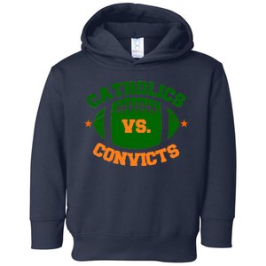 Catholics Vs. Convicts 1988 Football Logo Toddler Hoodie