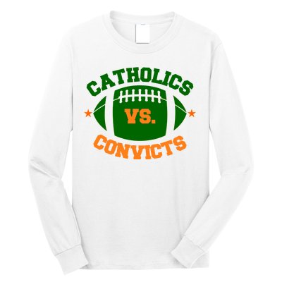 Catholics Vs. Convicts 1988 Football Logo Long Sleeve Shirt