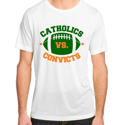 Catholics Vs. Convicts 1988 Football Logo Adult ChromaSoft Performance T-Shirt