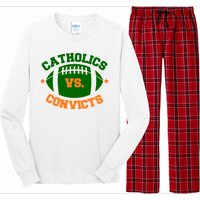 Catholics Vs. Convicts 1988 Football Logo Long Sleeve Pajama Set