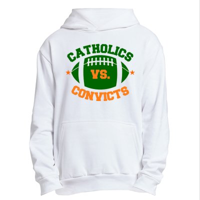 Catholics Vs. Convicts 1988 Football Logo Urban Pullover Hoodie