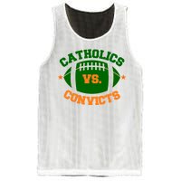 Catholics Vs. Convicts 1988 Football Logo Mesh Reversible Basketball Jersey Tank