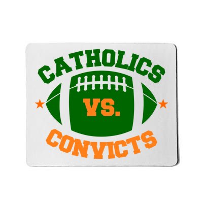 Catholics Vs. Convicts 1988 Football Logo Mousepad