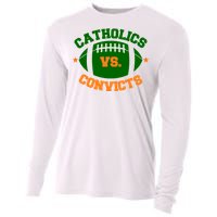 Catholics Vs. Convicts 1988 Football Logo Cooling Performance Long Sleeve Crew