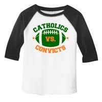 Catholics Vs. Convicts 1988 Football Logo Toddler Fine Jersey T-Shirt