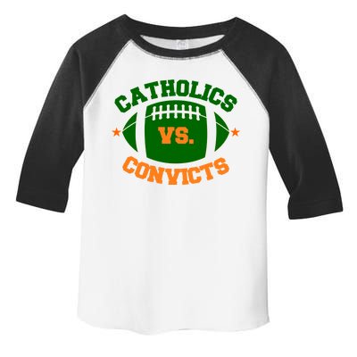 Catholics Vs. Convicts 1988 Football Logo Toddler Fine Jersey T-Shirt