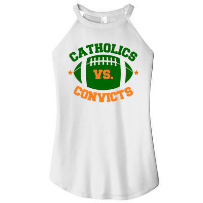 Catholics Vs. Convicts 1988 Football Logo Women’s Perfect Tri Rocker Tank