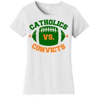 Catholics Vs. Convicts 1988 Football Logo Women's T-Shirt