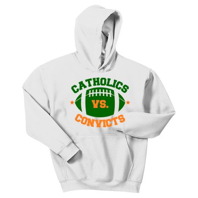 Catholics Vs. Convicts 1988 Football Logo Kids Hoodie