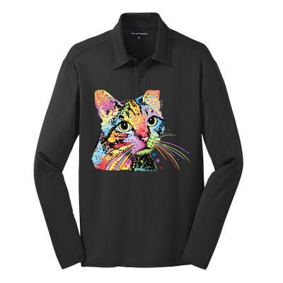 Catillac Cat Dean Russo Silk Touch Performance Long Sleeve Polo