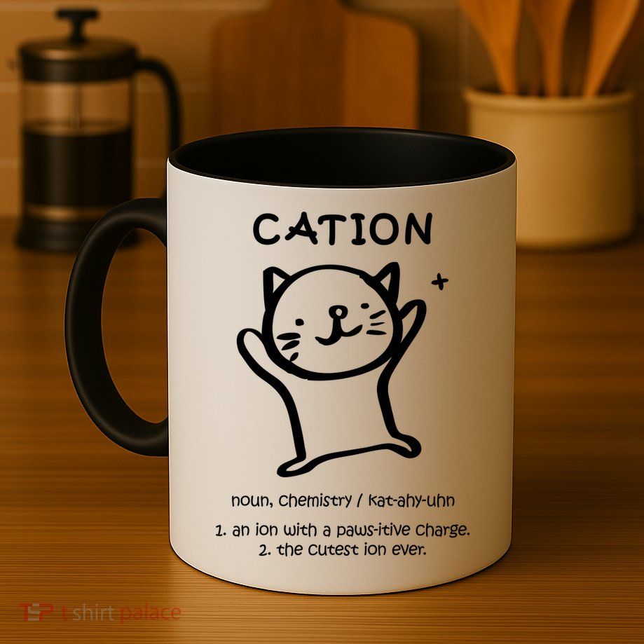 Cation Definition Ion Paws-itive Charge Mug