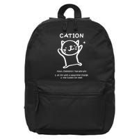 Cation Definition Ion Paws-itive Charge 16 in Basic Backpack