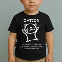 Cation Definition Ion Paws-itive Charge Toddler T-Shirt