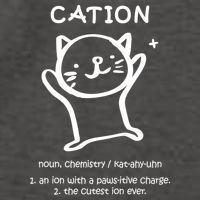 Cation Definition Ion Paws-itive Charge Vector Backpack