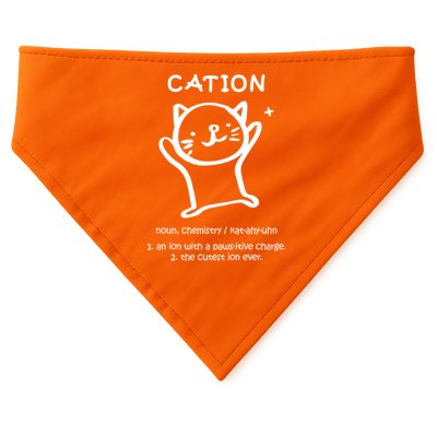 Cation Definition Ion Paws-itive Charge USA-Made Doggie Bandana
