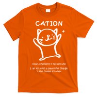 Cation Definition Ion Paws-itive Charge T-Shirt