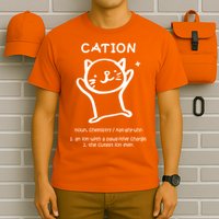 Cation Definition Ion Paws-itive Charge T-Shirt