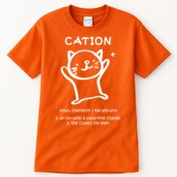 Cation Definition Ion Paws-itive Charge Tall T-Shirt