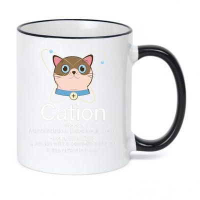 Cation Science Joke Funny 11oz Black Color Changing Mug