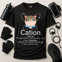 Cation Science Joke Funny Cooling Performance Crew T-Shirt