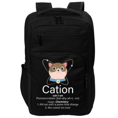 Cation Science Joke Funny Impact Tech Backpack